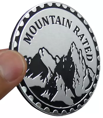 1pc Mountain Rated Rated Sticker Decal Emblem 4x4 Badge Auto Fender 6cm 2.36  • $7.78