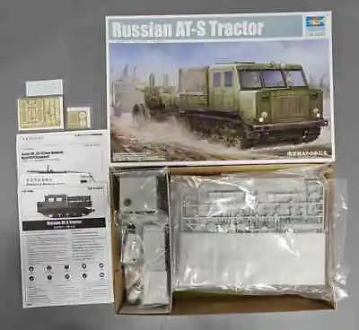 Trumpeter 1:35 SCALE RUSSIAN AT-S TRACTOR Model Kit #09514~NEW In OPEN BOX • $59.99