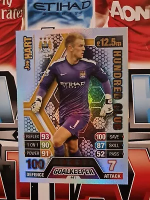 Match Attax 13/14 100 Club Joe Hart • £3