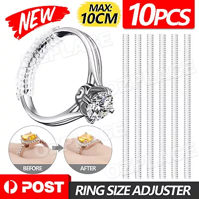 Ring Size Adjuster Reducer Spiral Invisible Snugs Guard Resizer Jewellery Tool • $3.95