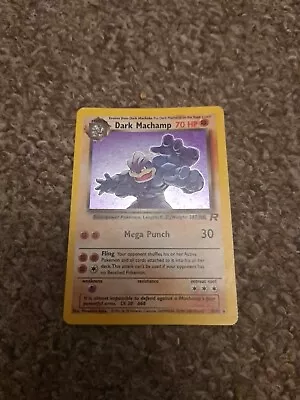 2000 Pokemon Team Rocket #10/82 Dark Machamp Holo Rare LP/NM  • £0.99