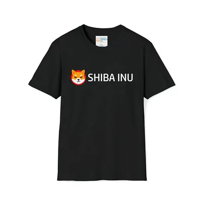 Shiba Inu Softstyle Crewneck T-Shirt | SHIB | Crypto | Gift • $23.74