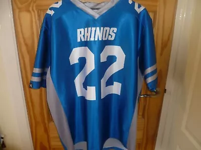 £7.99 • Buy Leeds Rhinos  (22) Rugby League Club American Football Style Shirt
