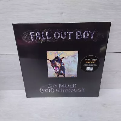 Fall Out Boy So Much (For) Stardust Dark Marble Black & Gold Vinyl Limited 1000 • £69.99