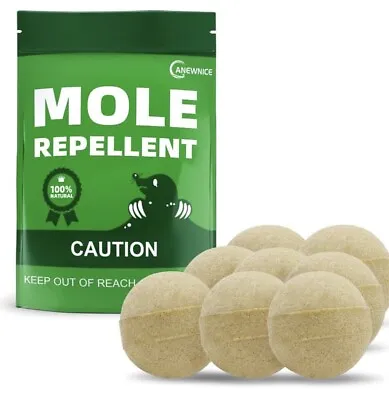 Mole & Vole Repellent 100% Natural Pet Safe Easy & Effective On Rodents - 8 PACK • $15.50