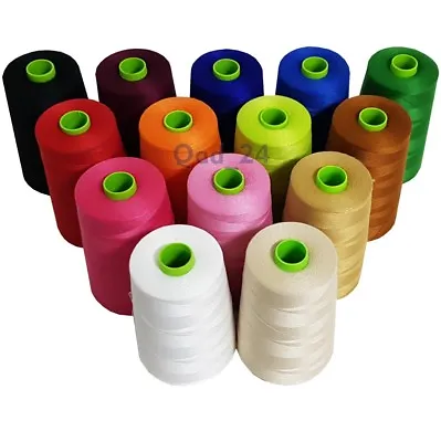 Polyhammer Threads Industrial Cotton Polyester Large 9000m Spools Reels Sewing • £9.99