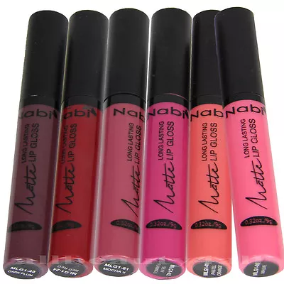 Nabi *daily Lip Makeup Collection 6* Matte Lip Gloss Lipstick - Long Lasting • $12