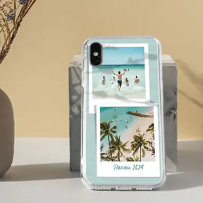 Any 2 Images Phone Case Cover GEL For IPhone 15 Samsung Galaxy S24 733-12 • £5.90