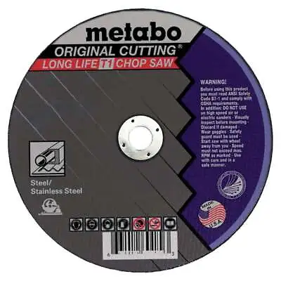 Metabo 616139000 14  X 1/8 X 1 Original Slicer A24N Chop Saw 10 Pack • $120.99