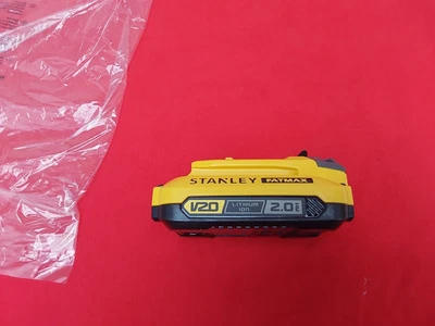 £29.95 • Buy STANLEY FATMAX V20 SFMCB202 18v 2.0ah Lithium Ion Battery 18 Volt BRAND NEW