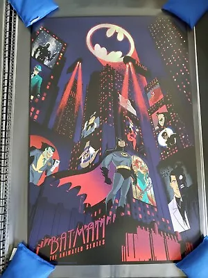 Batman The Animated Series Raid71 Mondo Bottleneck Chris Thornley Foil Variant • $149.99