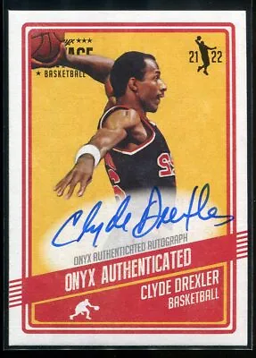 $39.99 • Buy 2021 Onyx Authenticated Vintage VACD Clyde Drexler Auto