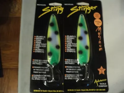 2 - Michigan Stinger Magnum Spoons (frog C.f. Uv) Nip • $20