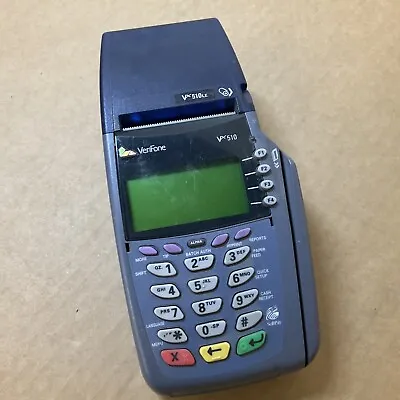 Credit Card Machine VeriFone Model Vx510 No Power Supply • $10.28