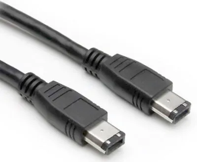 £3.45 • Buy Firewire IEEE-1394 DV Cable 6 To 6 Pin (PC Or Mac) DV To PC - High-Speed 400Mbs