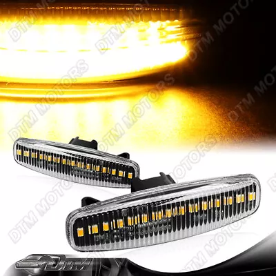 For Nissan Pathfinder/Infiniti M35 M45 G35 G37 Clear Lens LED Side Marker Lights • $16.99