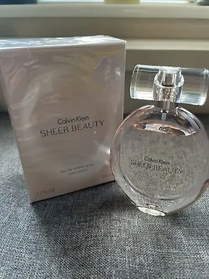 Genuine Calvin Klein Sheer Beauty 50ml EDT Spray For Women BNIB & Sealed • £18