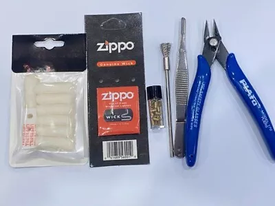 For Zippo Lighters Cotton Kit Wick Flint Stones And Cleaning Accessories • $17.98