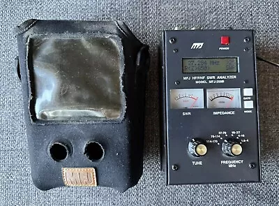 MFJ Enterprises MFJ-259B HF & VHF SWR Antenna Analyzer - Tested & Works Great !! • $22.50