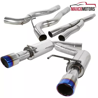 Catback Exhaust Fits 2015-2021 Ford Mustang 2.3L EcoBoost Burnt Tip Kit • $322.49