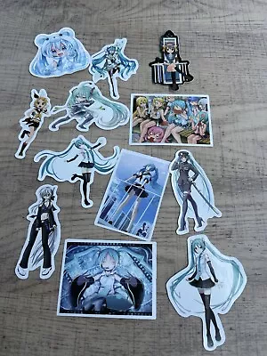 Honchi Hatsune Miku Sticker 12 Pcs  Anime Stickers Waterproof Sticker • $5.99