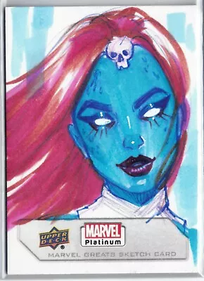 2023 Upper Deck Marvel Platinum Mystique Sketch 1/1 *RARE* • $7499.99