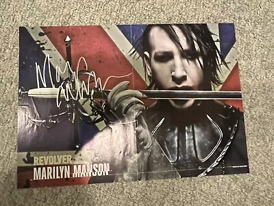 Marilyn Manson Signed Poster • $109.29