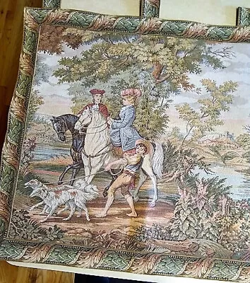 30 X 30 Inch Belgium Tapestry Wall Art Hanging Home Decor Vintage • $98.87