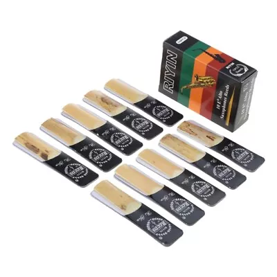 $13.63 • Buy 10 Pcs Alto Sax Reeds Saxophone Reeds Strength 1.5; 2.0; 2.5; 3.0; 3.5; 4.0