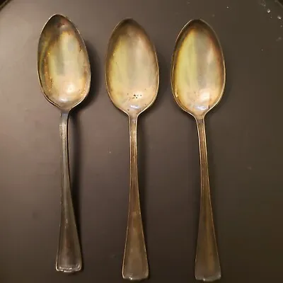 Antique 1847 ROGERS BROS Serving Spoon XS Triple Silver Plate • $12