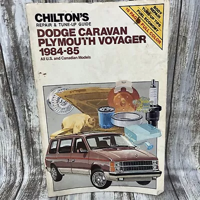 Dodge Caravan Voyager 1984-1985 Tune-up Service Repair Manual • $17.95