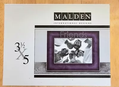 New Malden Friends Purple Glossy Marbleized Picture Frame 3 1/2  X 5  • $12