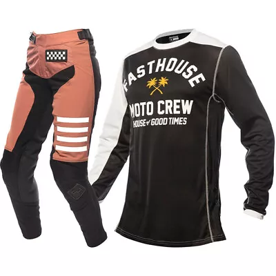 NEW Fasthouse Grindhouse Haven Black/Mauve Kids Motocross Dirt Bike Gear Set • $159