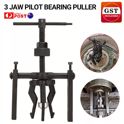 3 Jaw Pilot Bearing Puller Inner Wheel Gear Extractor Bushing Remover Tool Kit • $23.38