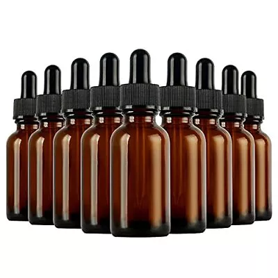 Eye Dropper Bottle Hoa Kinh 24 Pack 2 Oz 60ml Amber Glass Bottles With Glas... • $27.59