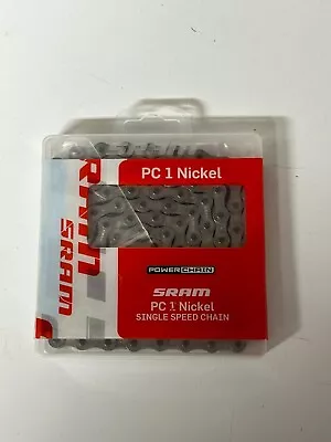 SRAM PC 1 Nickel Single Speed Track Chain 1/2  X 1/8  ++NEW++ • $15