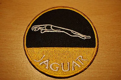 Jaguar Roundal Iron/Sew On Patch - 70mm Dia -  No377 • £2