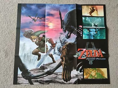 The Legend Of Zelda: Twilight Princess 26 X23  Poster. Nintendo Gamecube Wii   • £17.99