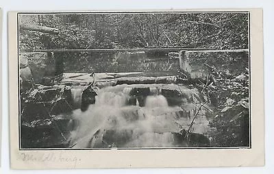 Dam And Waterfall MIDDLEBURG PA Vintage Pennsylvania Snyder County Postcard • $4.19