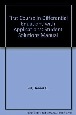 $5.19 • Buy First Course In Differential Equations With Applications  Student