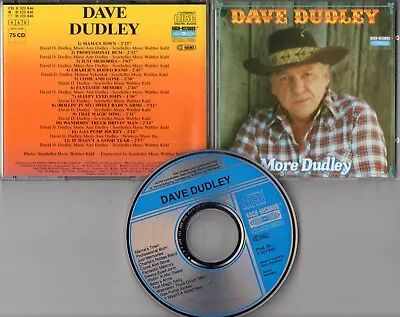 Dave Dudley CD MORE DUDLEY © 1987 Koch International Country 12-track - Wie Neu • £11.35