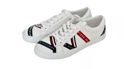 Tommy Hilfiger Womens Lacen Sneaker White Size 6.5 M • $27.99