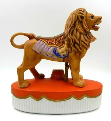 Vintage 1978 Cyrus Noble Original Haas Brothers Empty Lion Carousel Decanter • $54.99