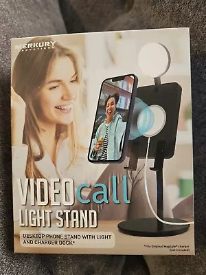 Merkury Innovations Video Call Light Stand Desktop Phone Stand With Light NEW • $16