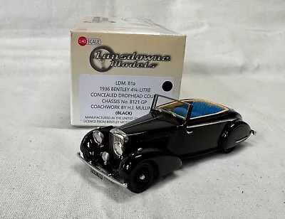 Lansdowne Models LDM81a 1936 Bentley 4 1/4 Litre Concealed Drophead Coupe 1/43 • £55