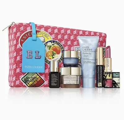 Estee Lauder 7 Pc Makeup Gift Set Revitalizing Supreme Creme Mascara Lipstick • $19.90