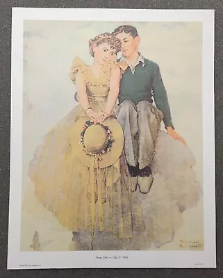 Norman Rockwell Young Love 1936 Lithograph Print Americana • $7.99