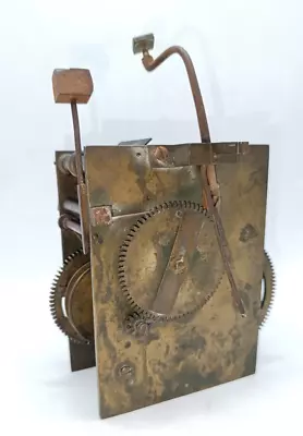Vintage 30 Hour Long-case Clock Movement Brass For Restoration Or Spares • £45