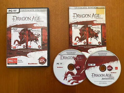 Dragon Age: Origins (ma15+) Ultimate Edition Pc Dvd Rom Includes Manual • $14.99