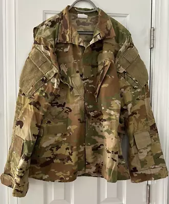 US ARMY OCP MULTICAM Flight Combat Aircrew Coat Large-Short • $18.95